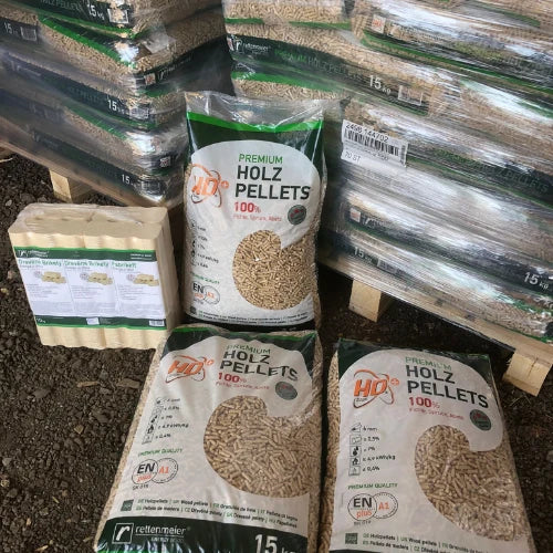 Rettenmeier Energy Wood Premium Drevené pelety EN plus A1/ Paleta 1050 kg