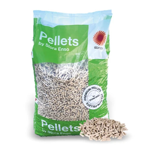 Drevené pelety STORA ENSO A1 6 mm 15 kg / 80 ks x 15 kg / Paleta 1200 kg