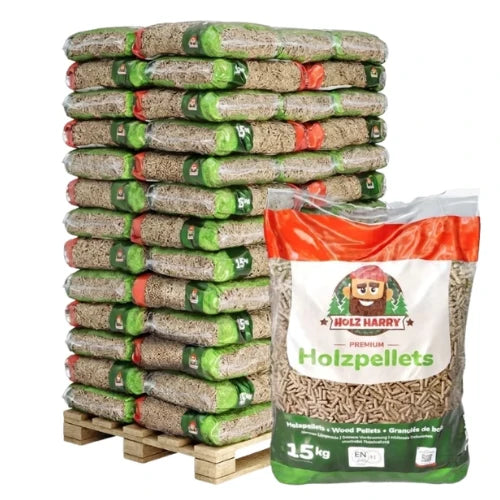 Drevené pelety Holz Harry Premium ENplus A1, paleta 975 kg