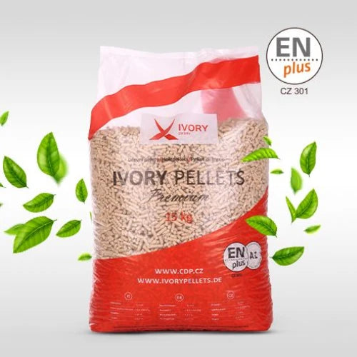 Drevené pelety IVORY PELLETS Premium, ENplus A1, 1050 kg