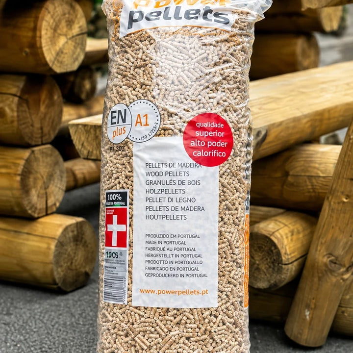 PowerPellets sú k dispozícii v 15 kg vreciach (s certifikáciou ENplus A1).